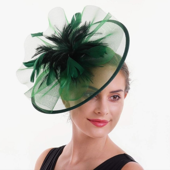 Accessories - NEW! Emerald Green Kentucky Derby Hat